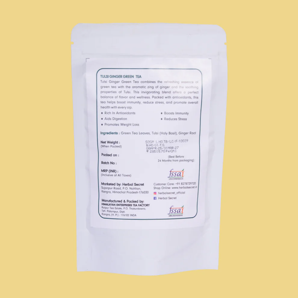 Tulsi Ginger Green Tea - Image 4